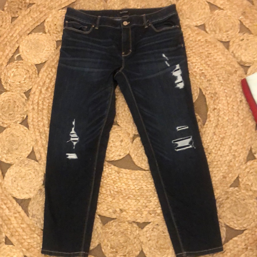 White House Black Market Crop Leg Jeans